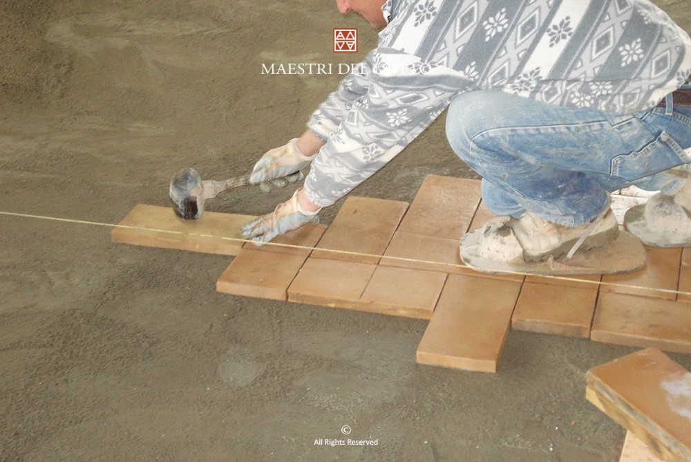 posa a fresco su cotto