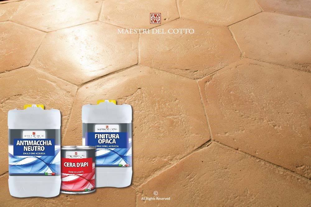 trattare cotto con cera d'api