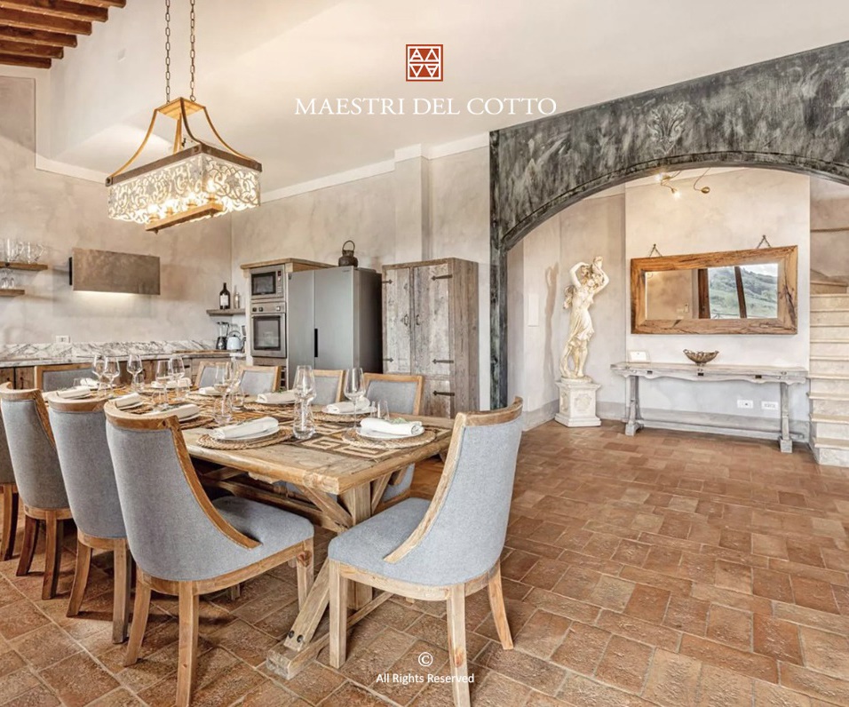 Solarium in Cotto Fatto a Mano