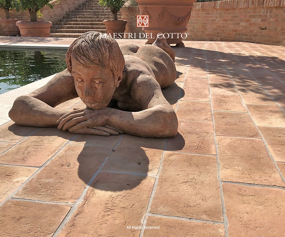 Solarium in Cotto Fatto a Mano