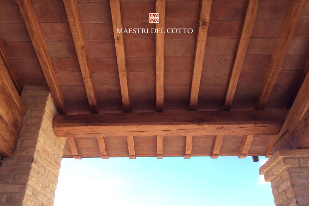 Pianelle in Cotto Rosso Artigianale per Sottotetto