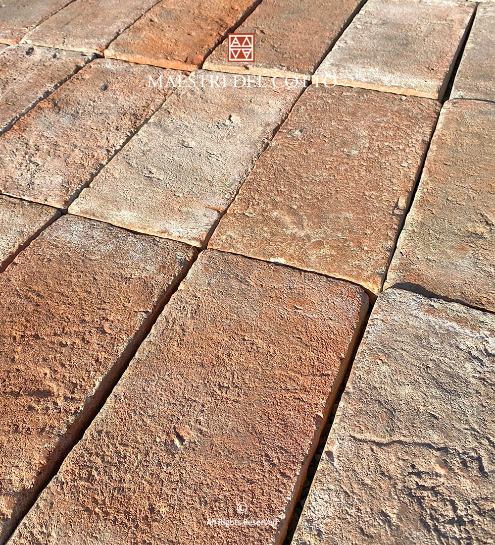pianelle cotto rosato di recupero Maestri del Cotto