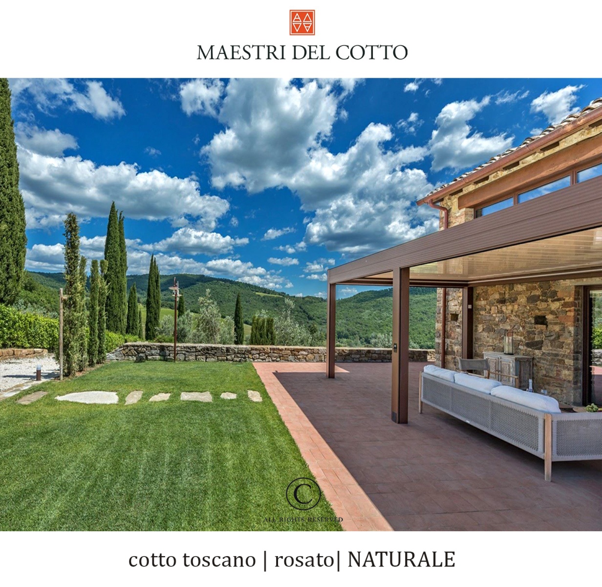 pavimento in toscano per esterno