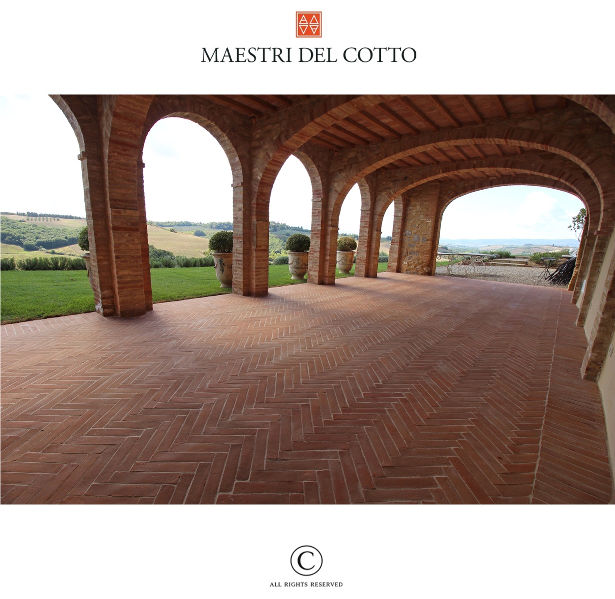 cotto rosso fiorentino da esterno