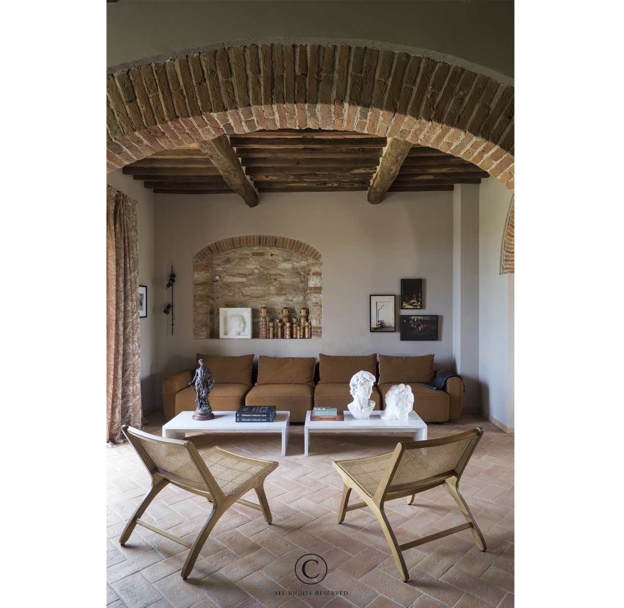 cotto rosato toscano da interno