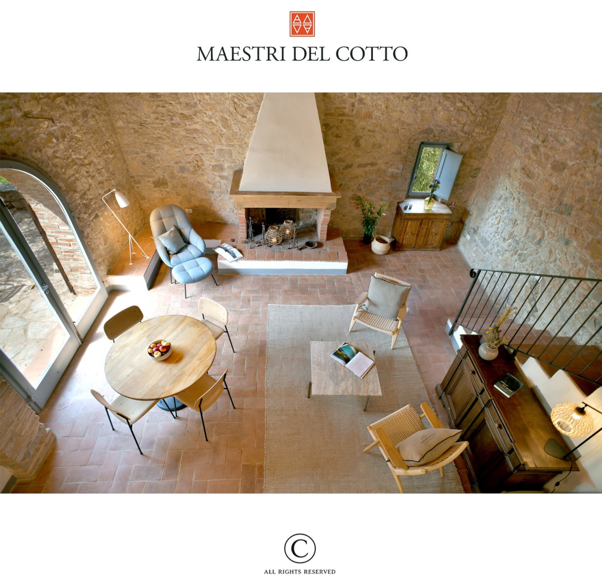 Cotto terre umbre materico