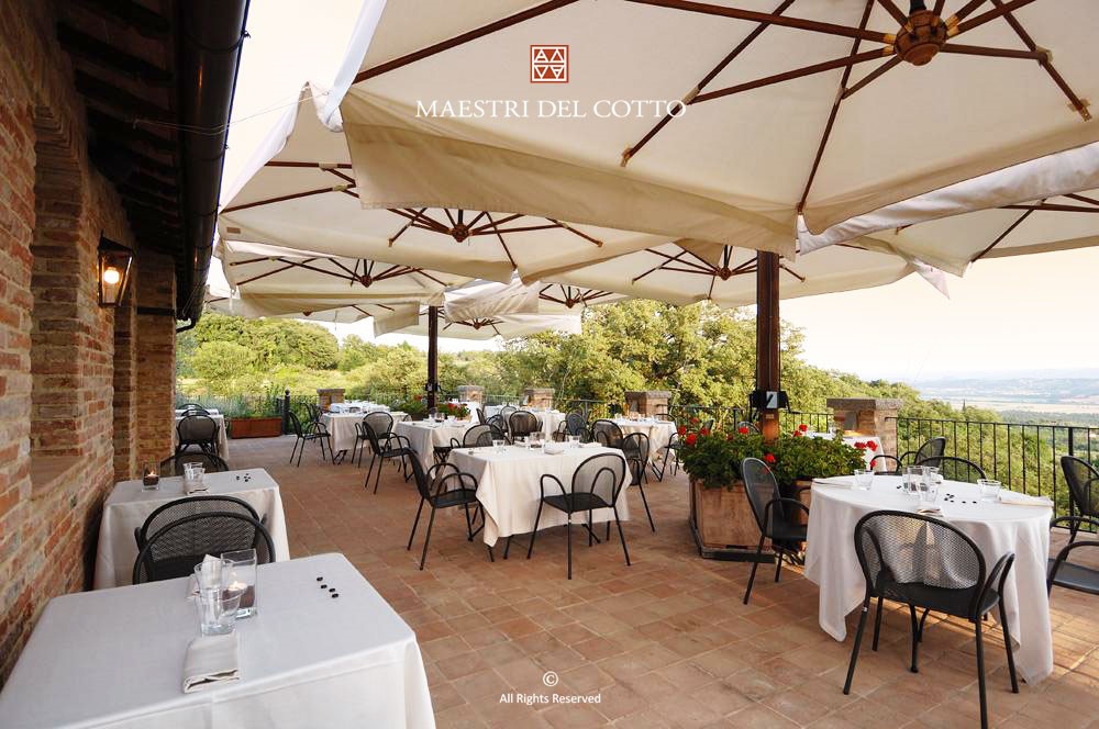 veranda in cotto artigianale