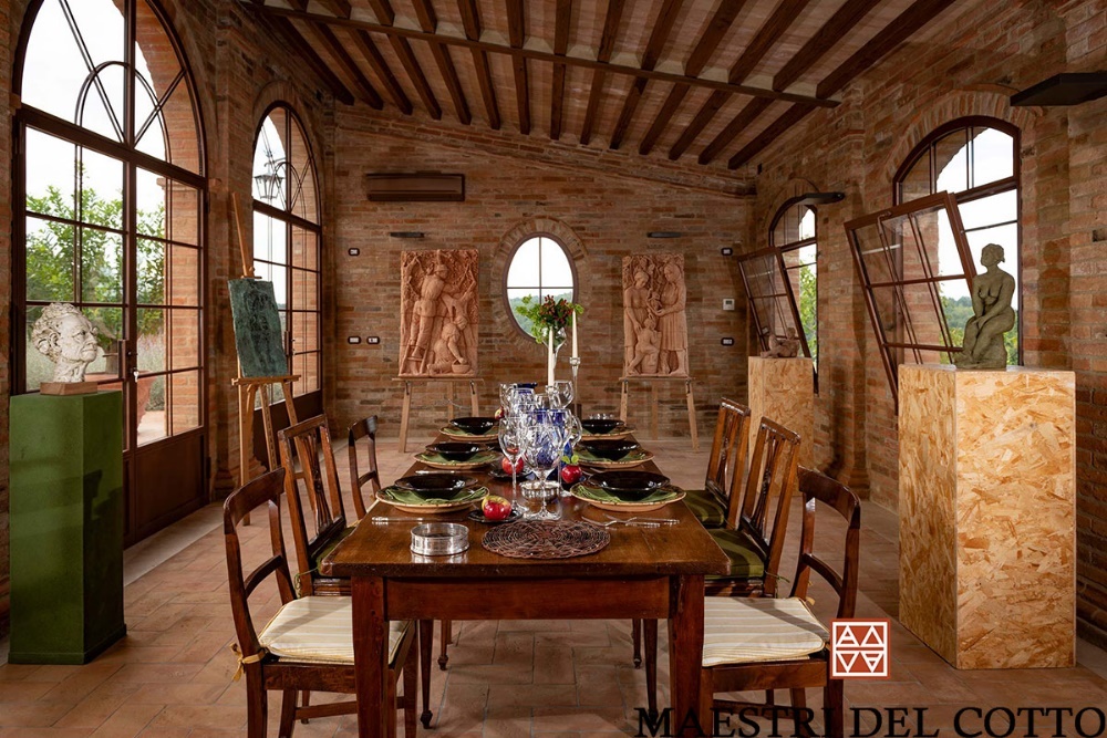 pavimento tipico toscano in cotto