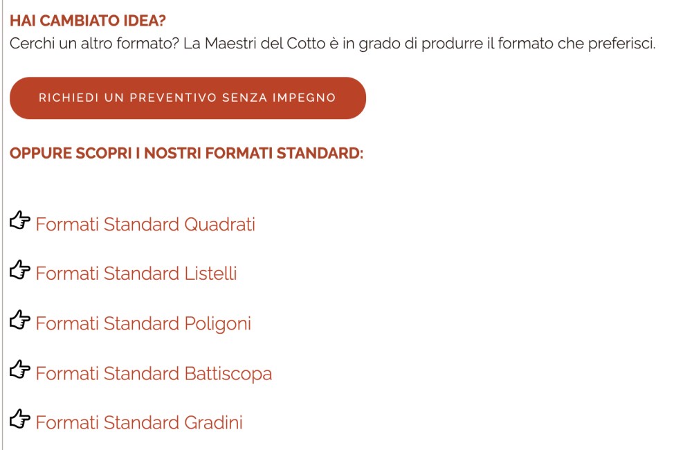 scheda maestri del cotto