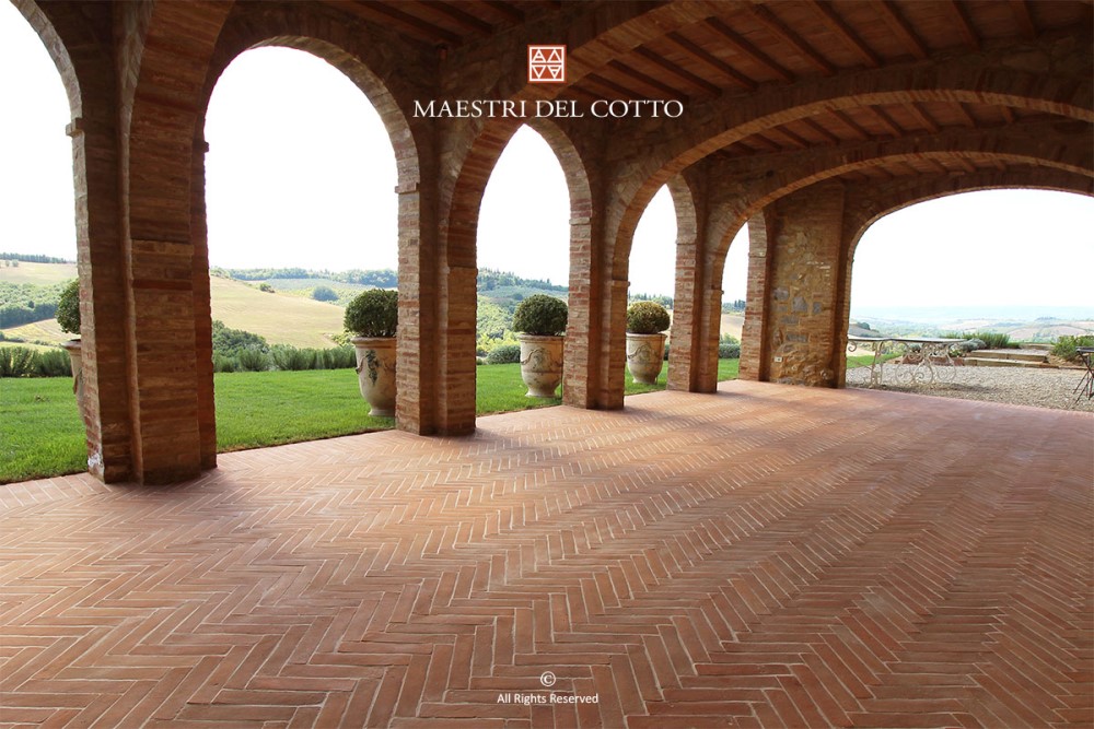 mattone in cotto antico