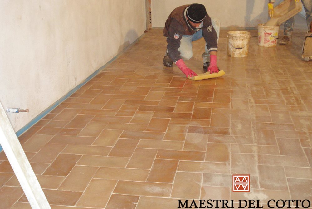 Stucco per pavimenti in cotto esterni ed interni Pavimenti in cotto fatto a mano