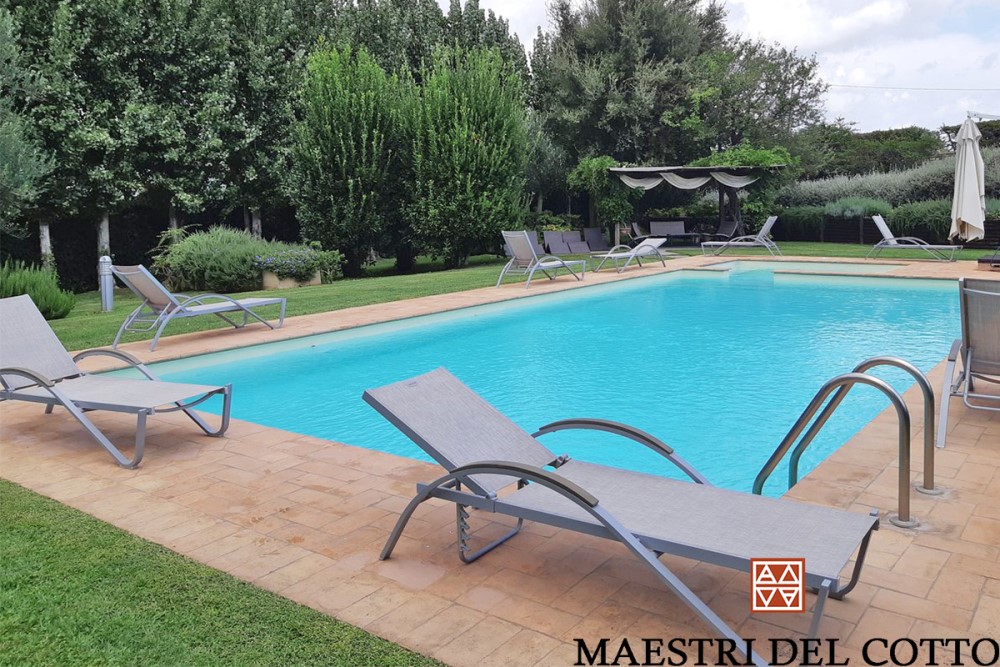 Pianella in cotto terre umbre