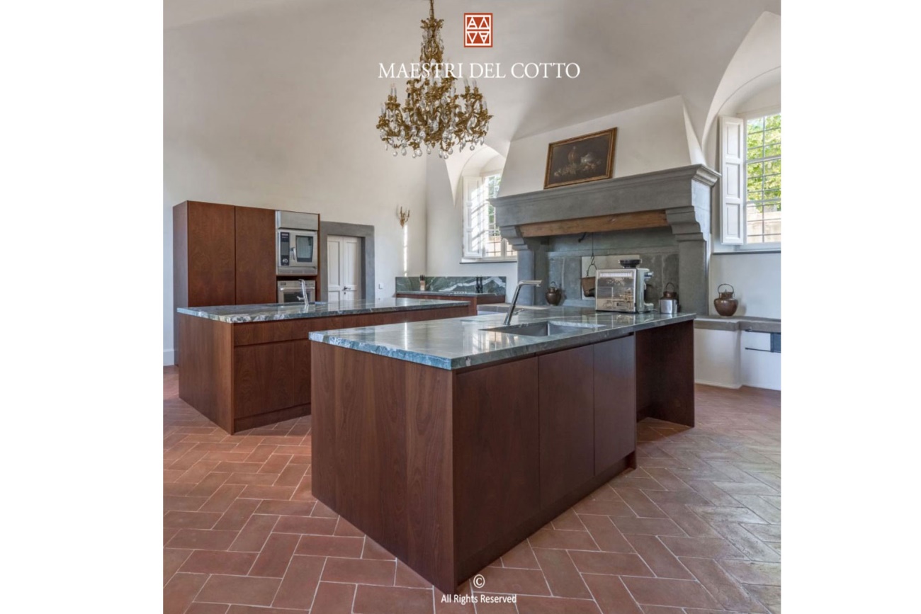 Pavimento in cotto per cucina