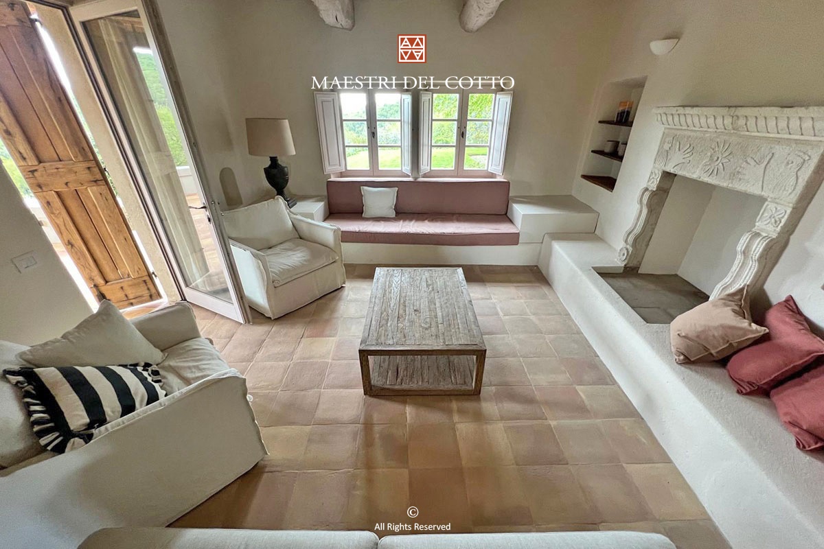 Pavimento in cotto per casale