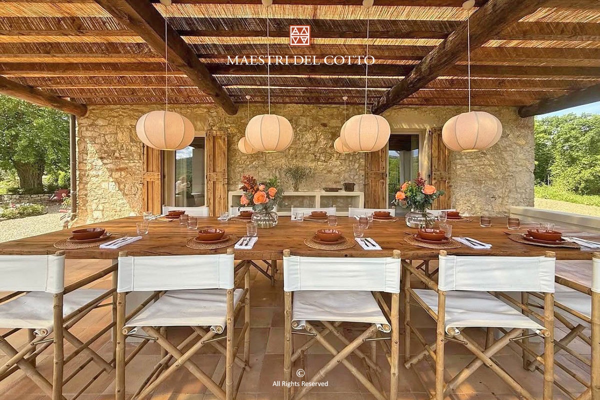 Pavimento in cotto per casale