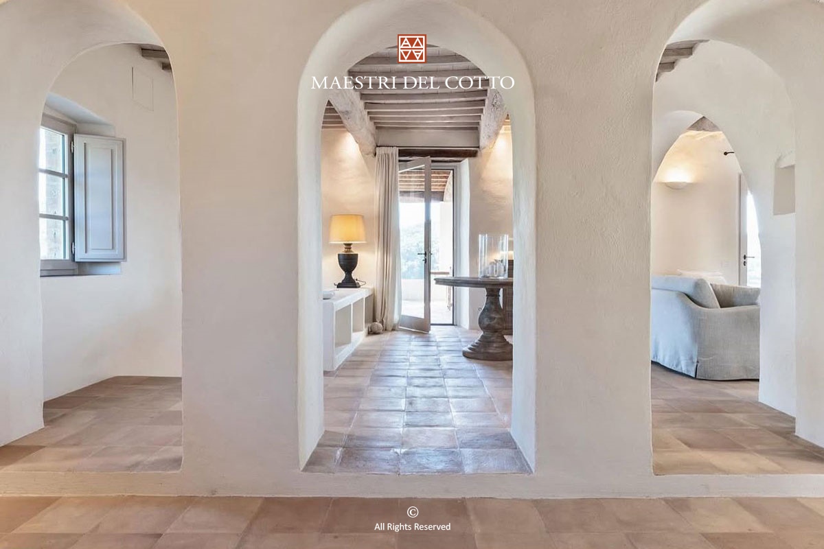 Pavimento in cotto per casale