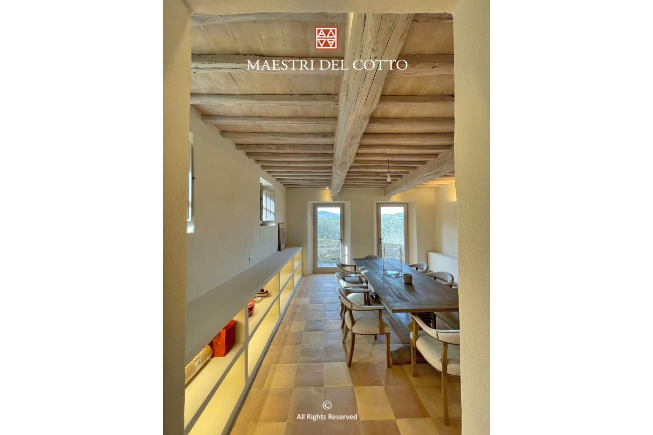 Pavimento in cotto per casale