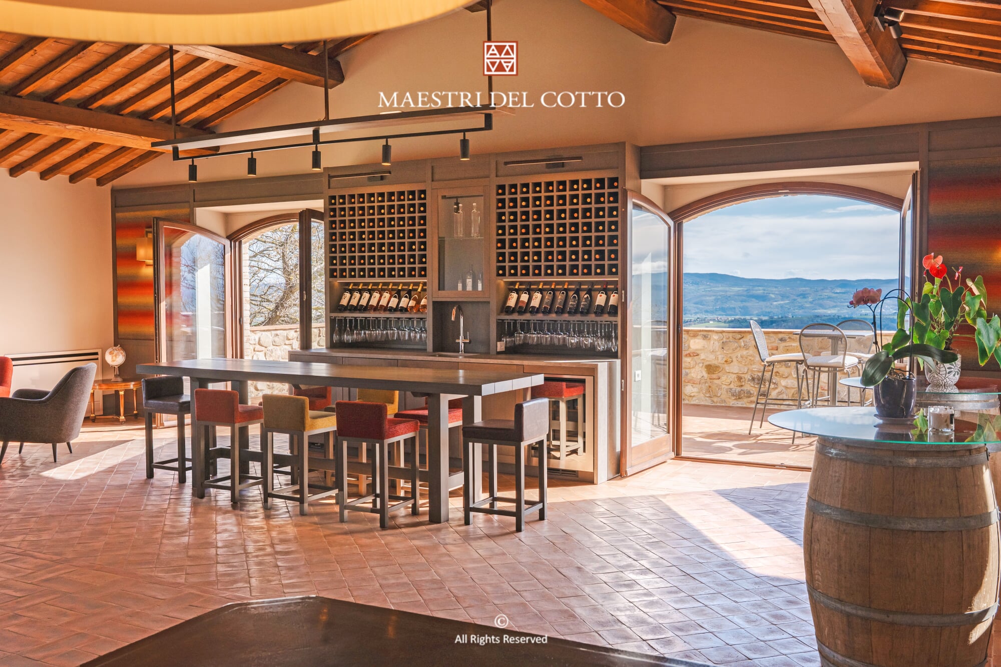 Pavimento in cotto per Cantine Vinicole