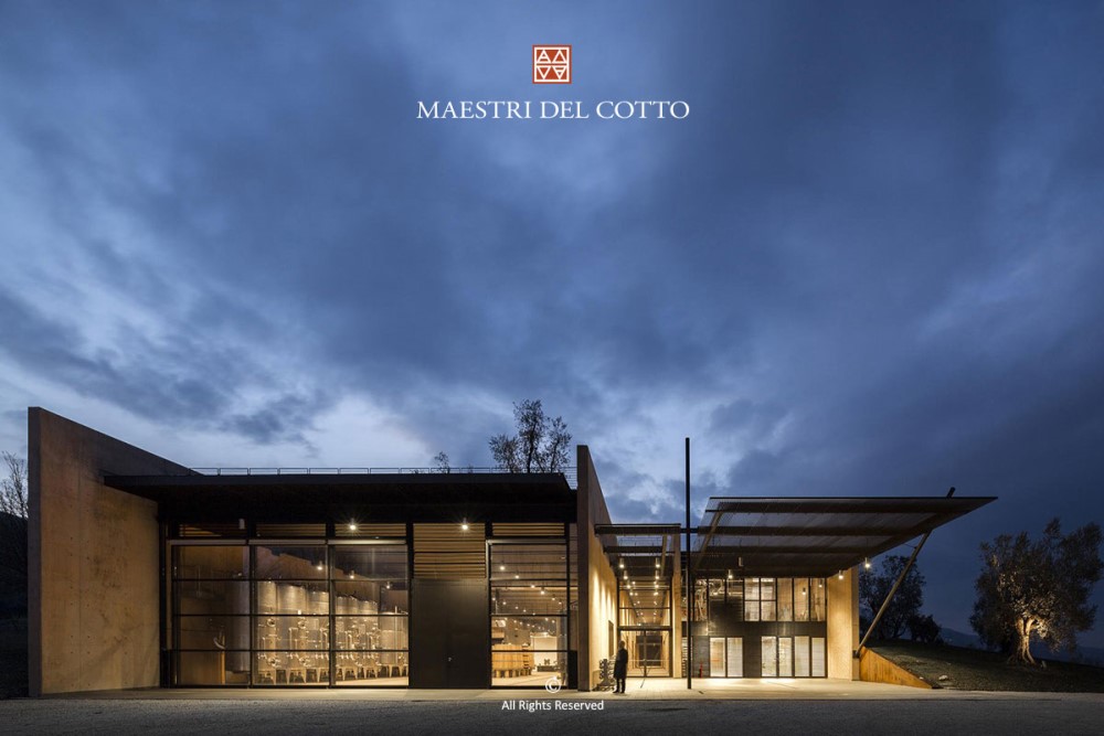 Cantina vinicola realizzata da Maestri del cotto